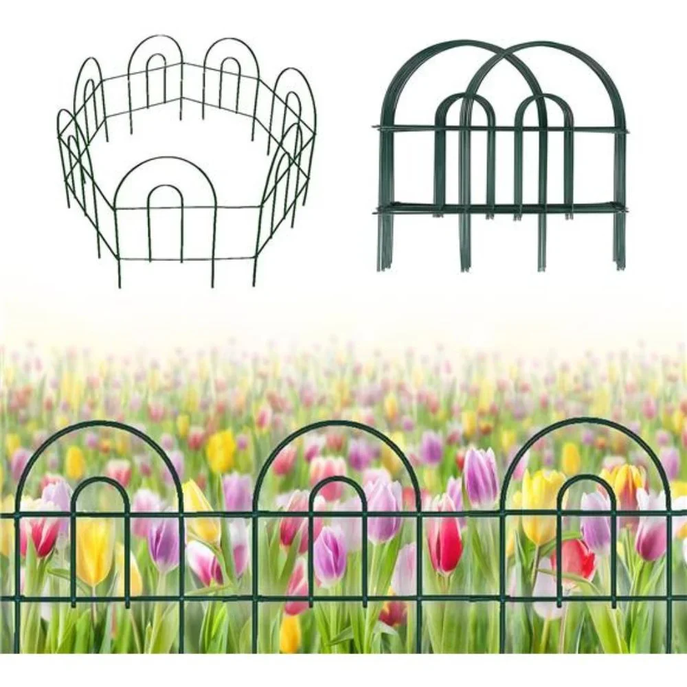 Decorative Garden Fence Rustproof Iron Garden Fencing (18in x 50ft)